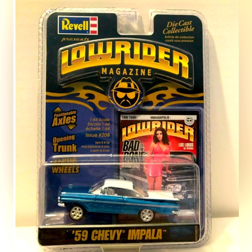 Revell Lowrider59 Chevy Impala 1/64 Scale Opening Trunk